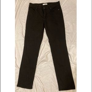 Loft Modern Straight Black Jeans